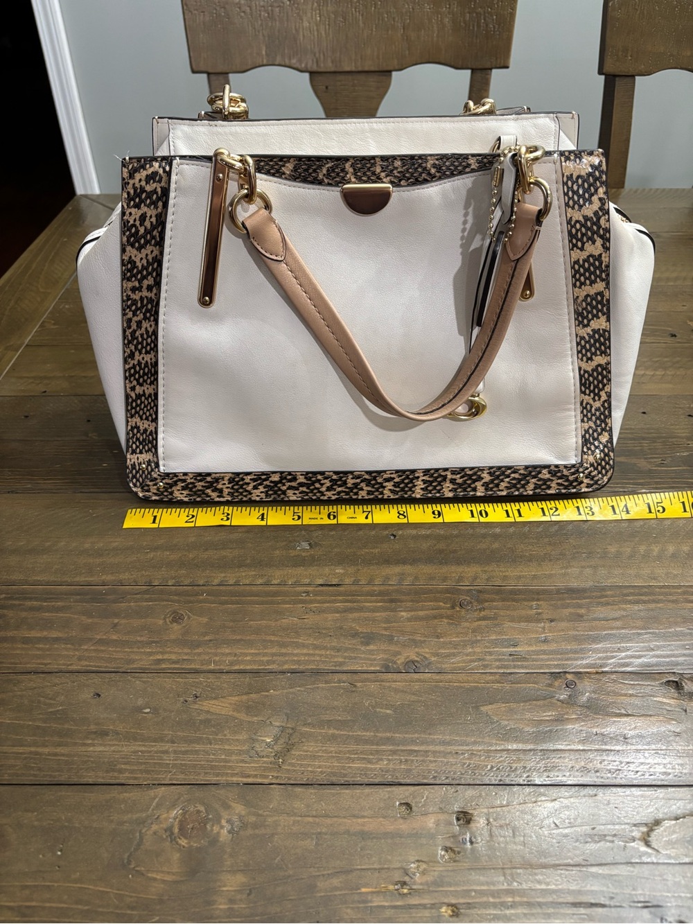 Coach Dreamer 36 in Colorblock with Snake Detail - Picture 14 of 16